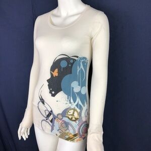 NEW-OBVIOUS Funky BoHo Groovy Girl LongSleeves Tee